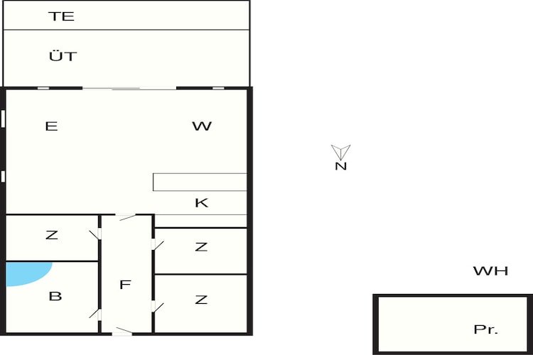 5 persoons vakantie huis in Børkop-By Traum-Plattegrond