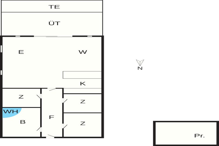 5 persoons vakantie huis in Børkop-By Traum-Plattegrond