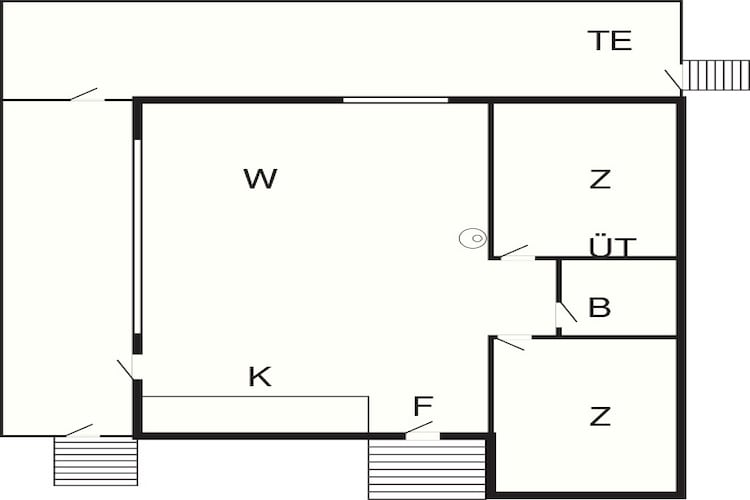 4 Personen Ferienhaus in HOLSLJUNGA-By Traum - Grundriss