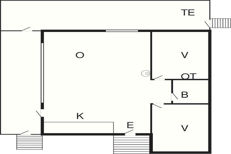 4 Personen Ferienhaus in HOLSLJUNGA-By Traum - Grundriss