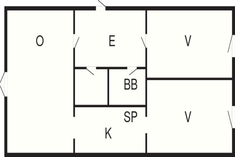 Haven toevlucht in Rudkobing -- By Traum Ferienwohnungen-Plattegrond