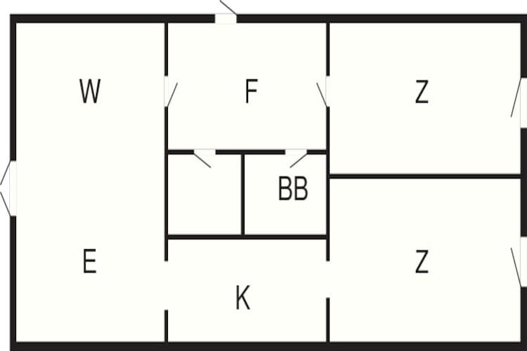 Haven toevlucht in Rudkobing -- By Traum Ferienwohnungen-Plattegrond