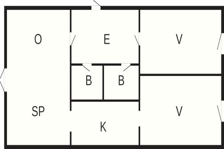 Haven toevlucht in Rudkobing -- By Traum Ferienwohnungen-Plattegrond