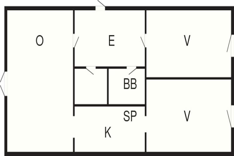 Harbor Retreat in Rudkobing - Floor plan