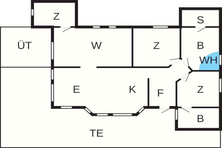 Luxe spa-retraite in Blavand - Plattegrond