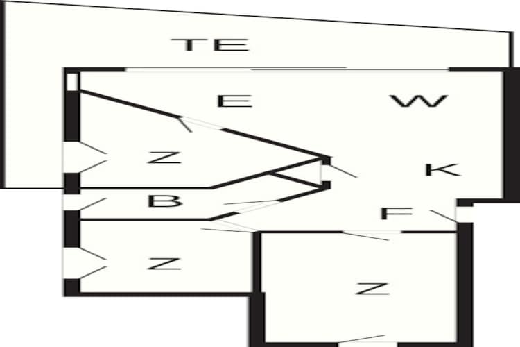 Modern appartement direct aan de haven - Plattegrond