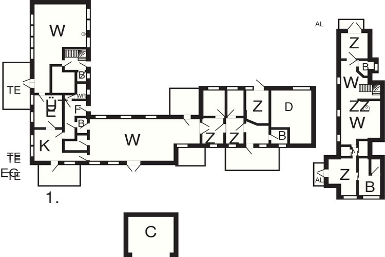 14 persoons vakantie huis in Løkken-By Traum-Plattegrond