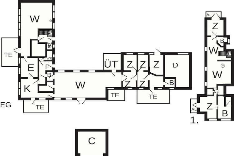 14 persoons vakantie huis in Løkken-By Traum-Plattegrond