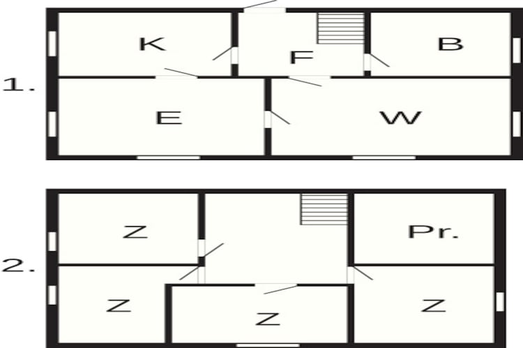 6 persoons vakantie huis in Utvik - Plattegrond