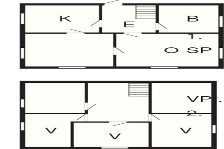 6 person holiday home in Utvik - Floor plan