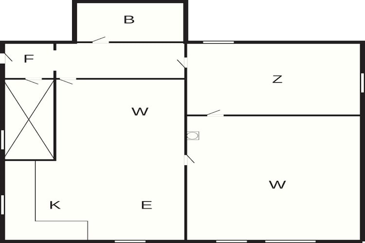Maison de vacances pour 4 a Ansager-By Traum - Plan