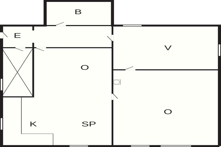 Maison de vacances pour 4 a Ansager-By Traum - Plan
