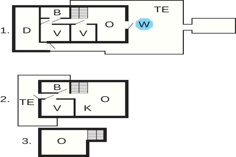 Maison de vacances pour 6 a Urangsvåg-By Traum - Plan