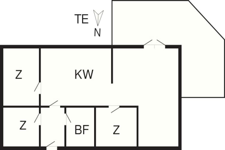 6 persoons vakantie huis in Dannemare-By Traum-Plattegrond