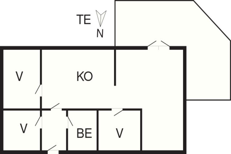 6 persoons vakantie huis in Dannemare-By Traum-Plattegrond