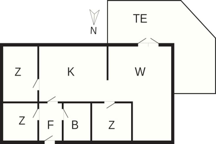 6 persoons vakantie huis in Dannemare-By Traum-Plattegrond