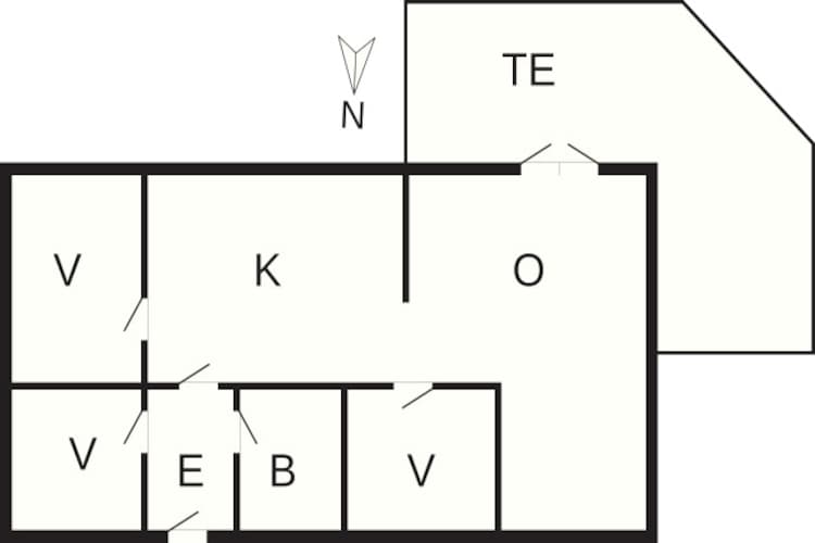6 persoons vakantie huis in Dannemare-By Traum-Plattegrond