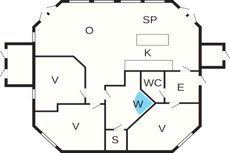 4 room,ground floor-Grundriss