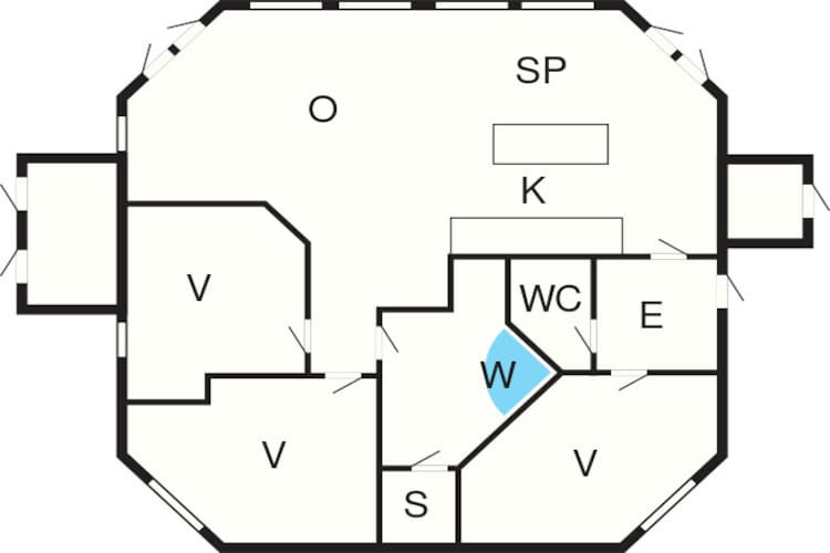 4 room,ground floor - Floor plan