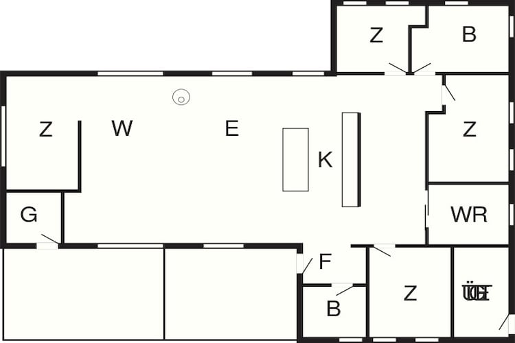 8 persoons vakantie huis in Ålbæk-Plattegrond