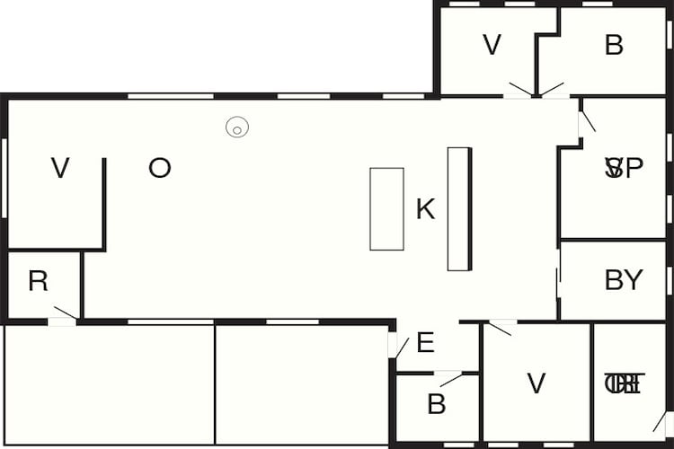 8 persoons vakantie huis in Ålbæk-Plattegrond