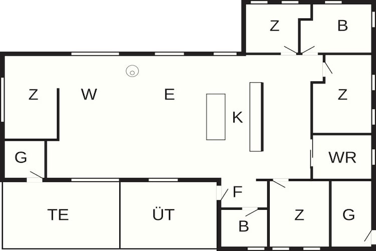 8 persoons vakantie huis in Ålbæk - Plattegrond