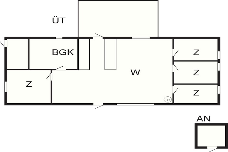 8 persoons vakantie huis in Hurup Thy-By Traum-Plattegrond