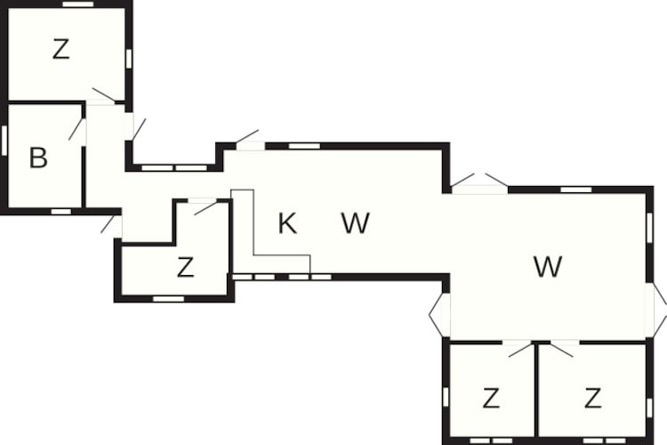 Maison de vacances pour 8 a Vig-By Traum - Plan