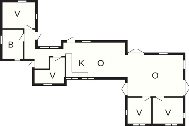 Maison de vacances pour 8 a Vig-By Traum - Plan
