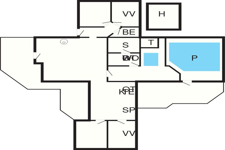 10 persoons vakantie huis in Væggerløse-By Traum-Plattegrond