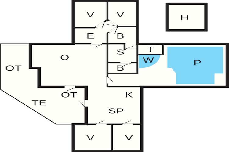 10 persoons vakantie huis in Væggerløse-By Traum-Plattegrond