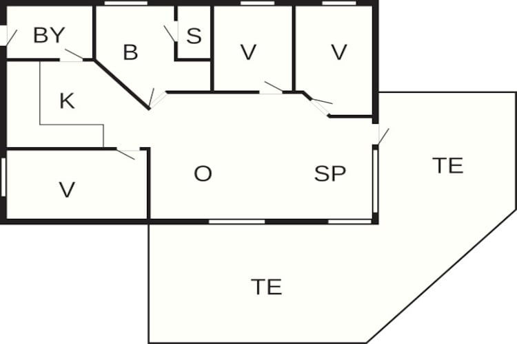 6 persoons vakantie huis in Læsø-By Traum - Plattegrond
