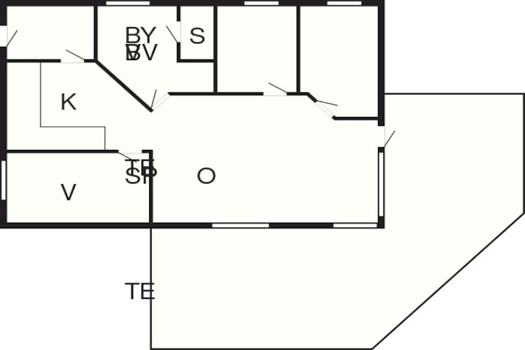 6 persoons vakantie huis in Læsø-By Traum - Plattegrond