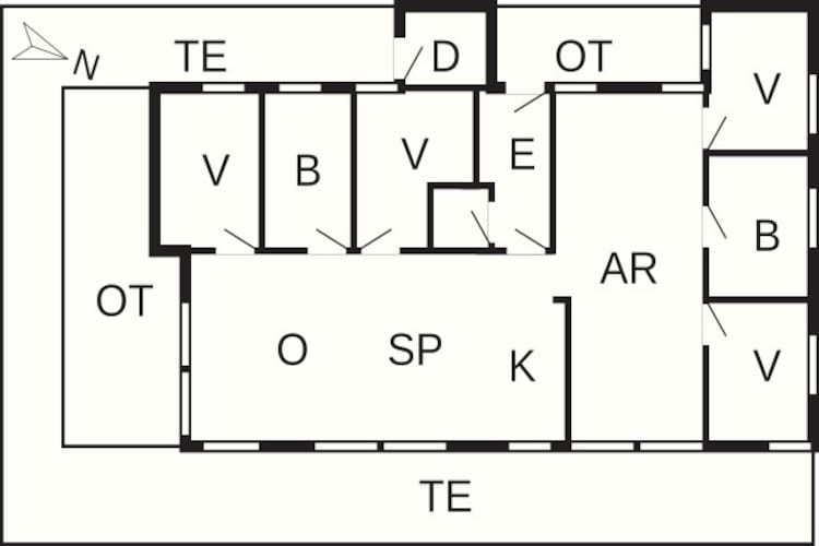 8 persoons vakantie huis in Sjølund-By Traum-Plattegrond