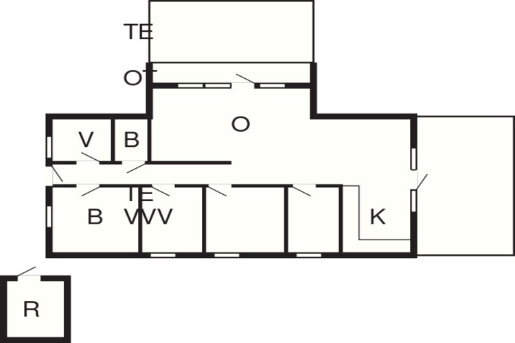 8 persoons vakantie huis in Blåvand-Plattegrond