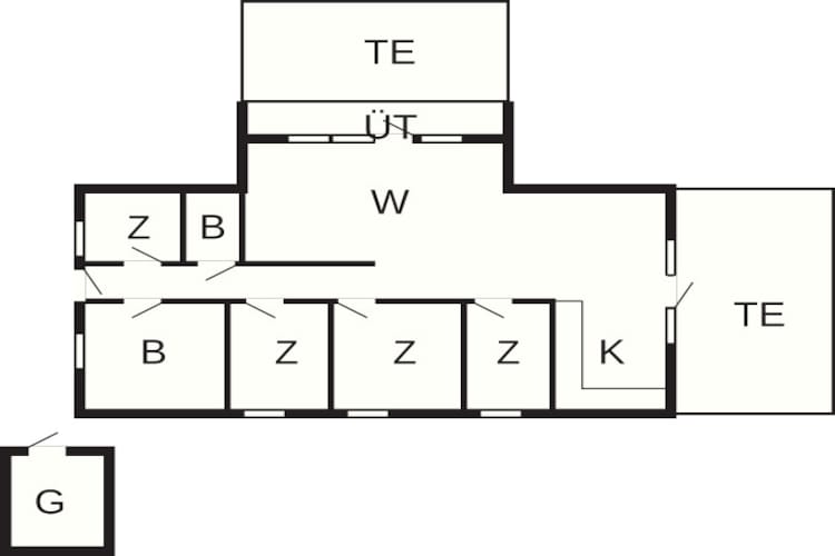 8 persoons vakantie huis in Blåvand - Plattegrond