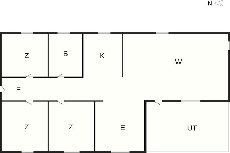 6 persoons vakantie huis in Hals-By Traum - Plattegrond