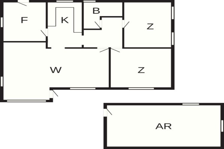 6 person holiday home in Thyborøn-By Traum-Floor plan