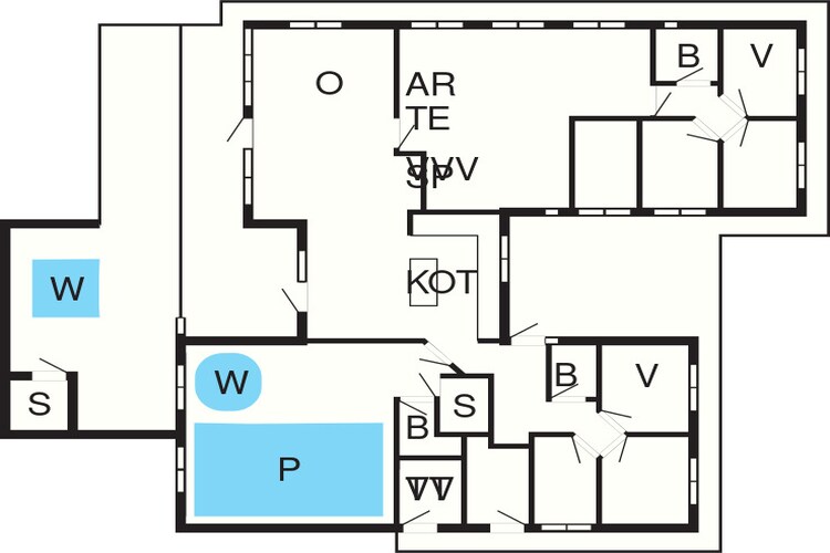 Luxe retraite in Mommark -- By Traum Ferienwohnungen-Plattegrond