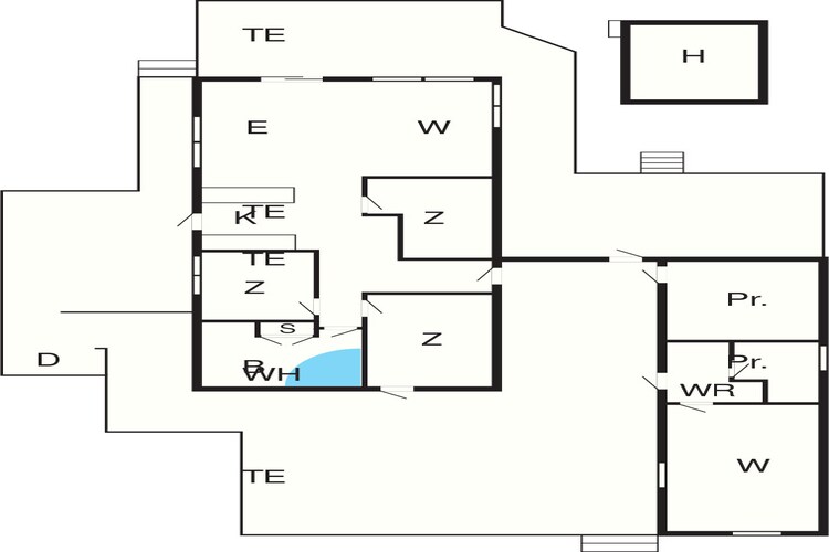 8 persoons vakantie huis in Børkop-By Traum-Plattegrond