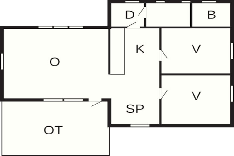 4 persoons vakantie huis in VEBERÖD-By Traum-Plattegrond