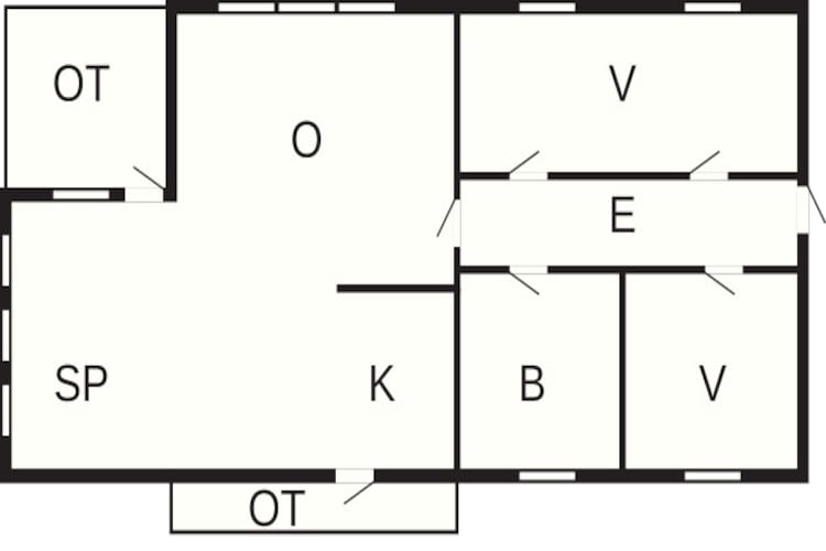 5 persoons vakantie huis in Odder-By Traum-Plattegrond