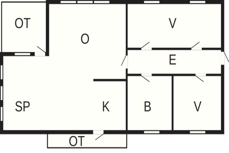5 persoons vakantie huis in Odder-By Traum - Plattegrond