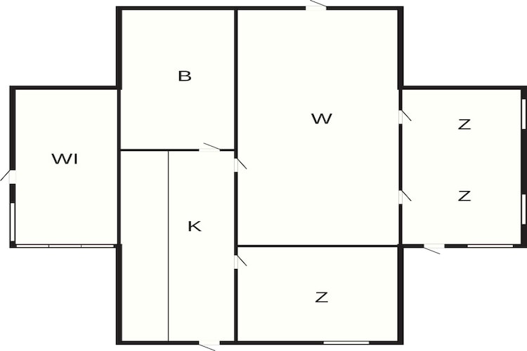 4 person holiday home in Allingåbro-By Traum-Floor plan