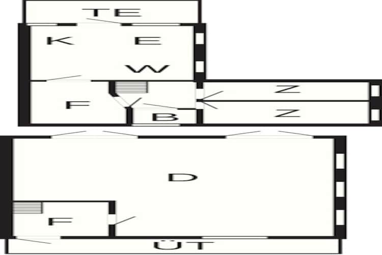 Maison de vacances pour 6 a TYSSE-By Traum - Plan