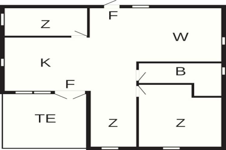6 persoons vakantie huis in HÄSTVEDA-By Traum-Plattegrond