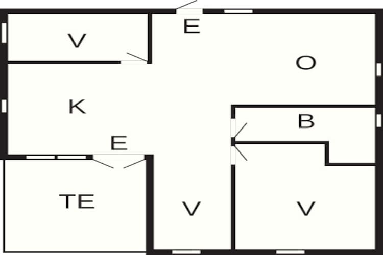 6 person holiday home in HÄSTVEDA-By Traum - Floor plan
