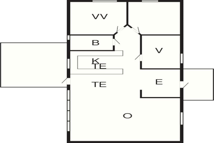 6 person holiday home in Vena-By Traum-Floor plan
