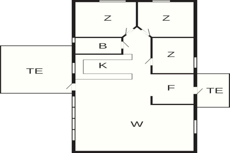 Maison de vacances pour 6 a Vena-By Traum - Plan