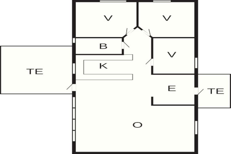 Maison de vacances pour 6 a Vena-By Traum - Plan